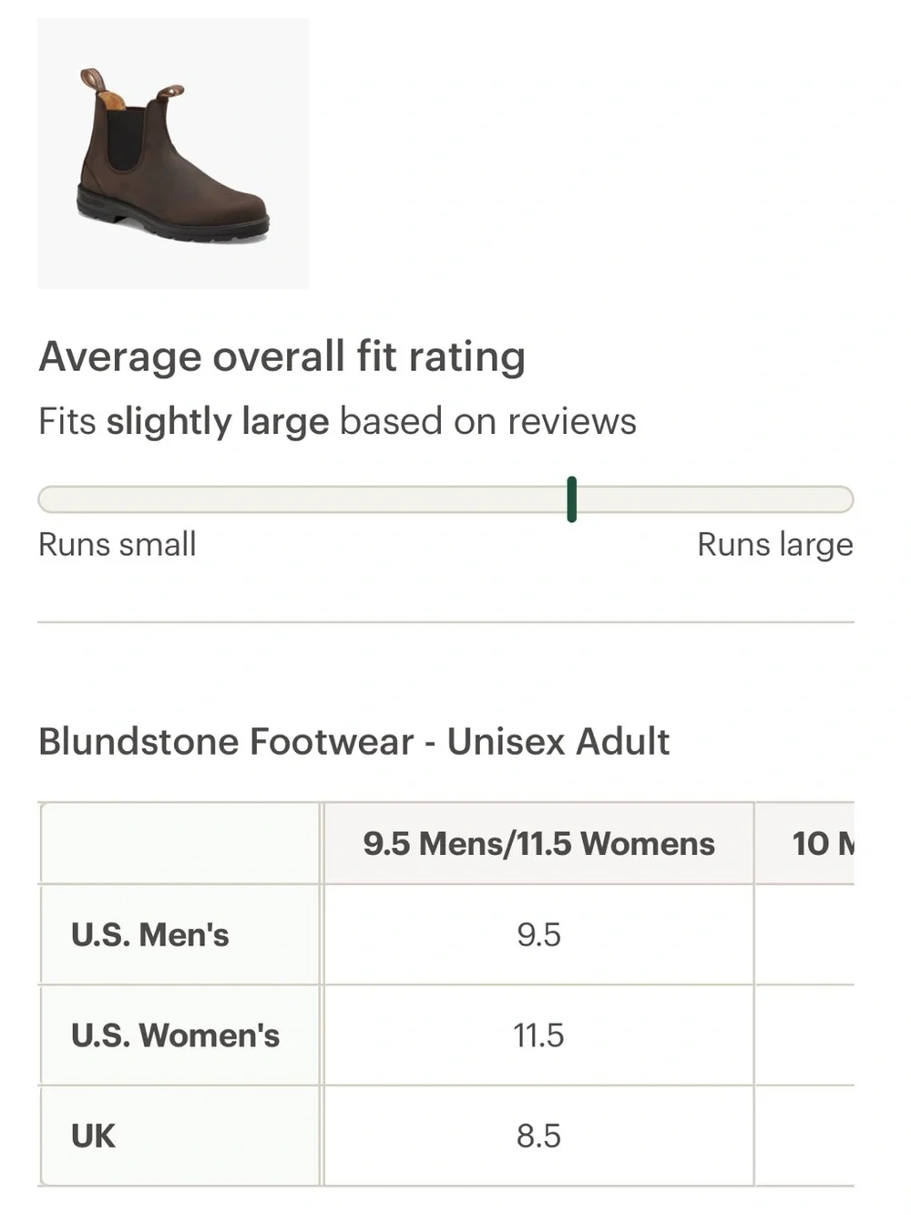 Unisex Brown Leather Blundstone Chelsea Boots